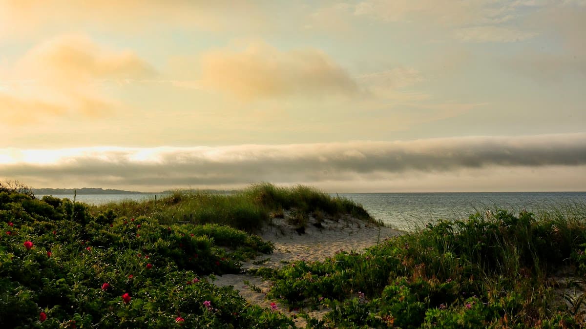 Long Beach beach in Barnstable, Massachusetts